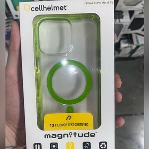 Magnitude Green iPhone 14 Pro Max Case